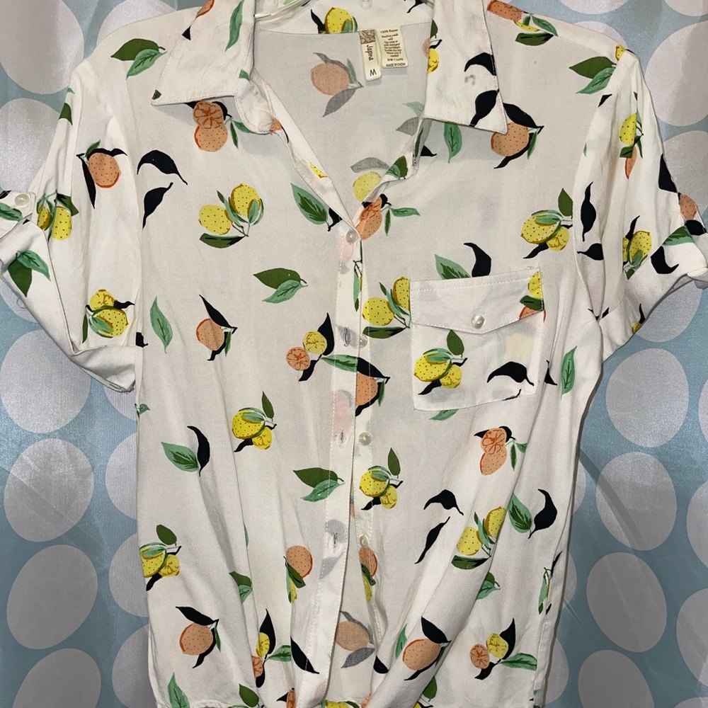 Summer tee tie top (make offer)